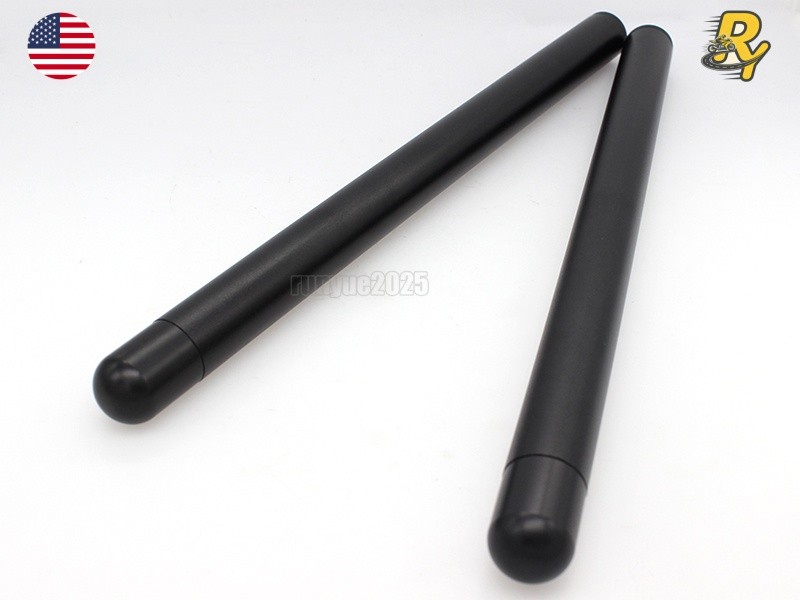 2 PCS 7/8″ Clip On Ons Replacement Handle Bar Handlebar Tube Aluminium Black US