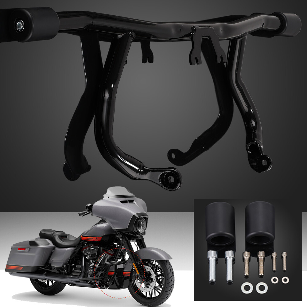 Flat Out Bar Engine Guard Crash Bar for 2014-25 Harley Road Street Glide Special