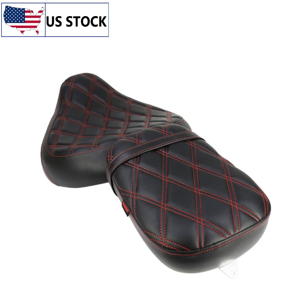 Red Stitching Shiny Diamond Full-Set Seat For Honda Shadow VT750 ACE 1998-2003
