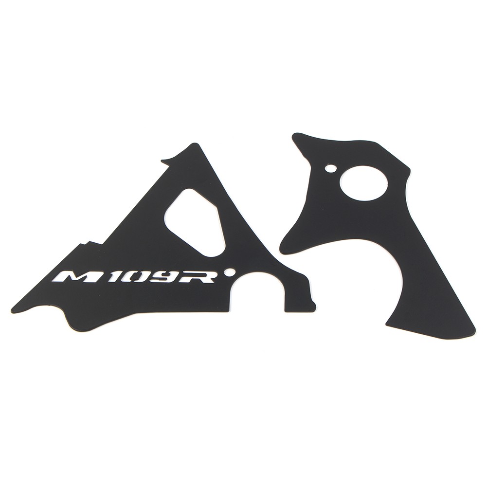 Engine Side Covers Frame Filler Keyhole Black For Suzuki INTRUDER M1800R/VZR1800
