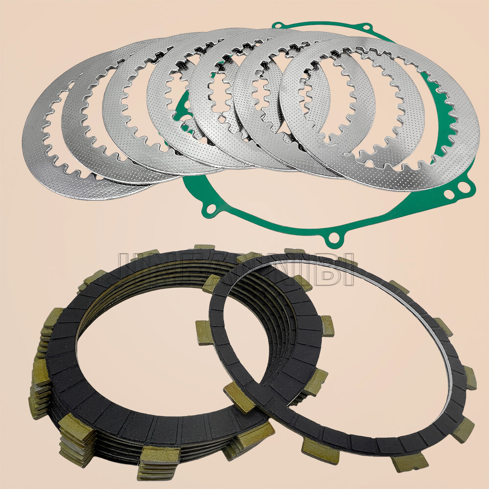 Clutch Friction Steel Plates W/ Gasket Kit for Yamaha YZF-R1 YZF R1 1999-2003