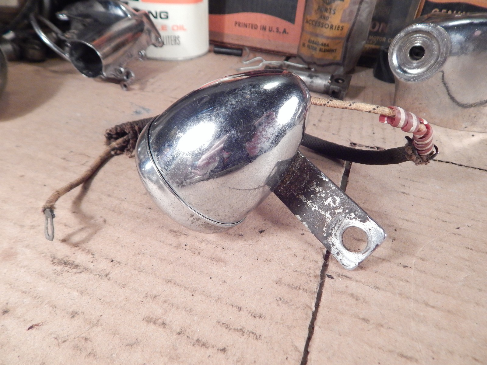 6volt works Harley PH-7 Guide DH-49 Marker light panhead flathead G WL EL FL
