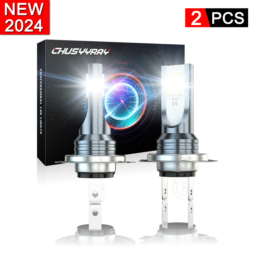 2PC H7 LED Headlight Bulbs For Yamaha YZF-R6 2003-15 YZF-R1 2006-16 Bright 6000K