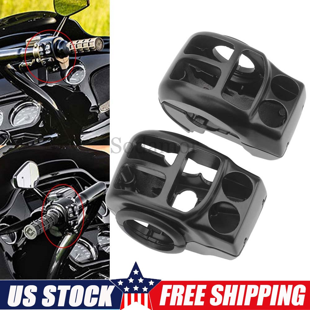For Harley Touring FLHTK 2014-2024 Handlebar Control Switch Housings Cover Kit