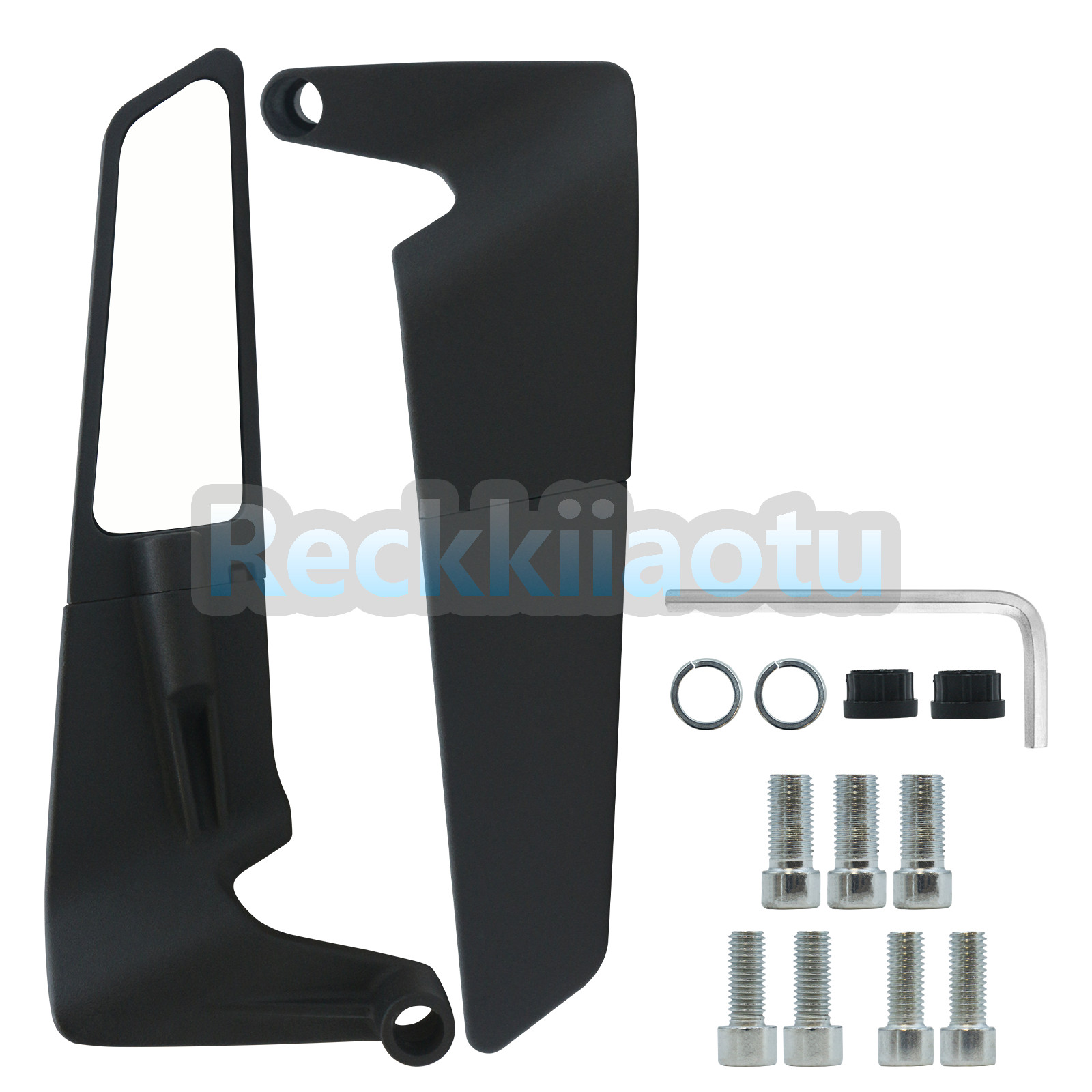 Universal Motorcycle Rearview Wind Wing Mirrors 8mm/10mm for Suzuki DRZ400 400SM