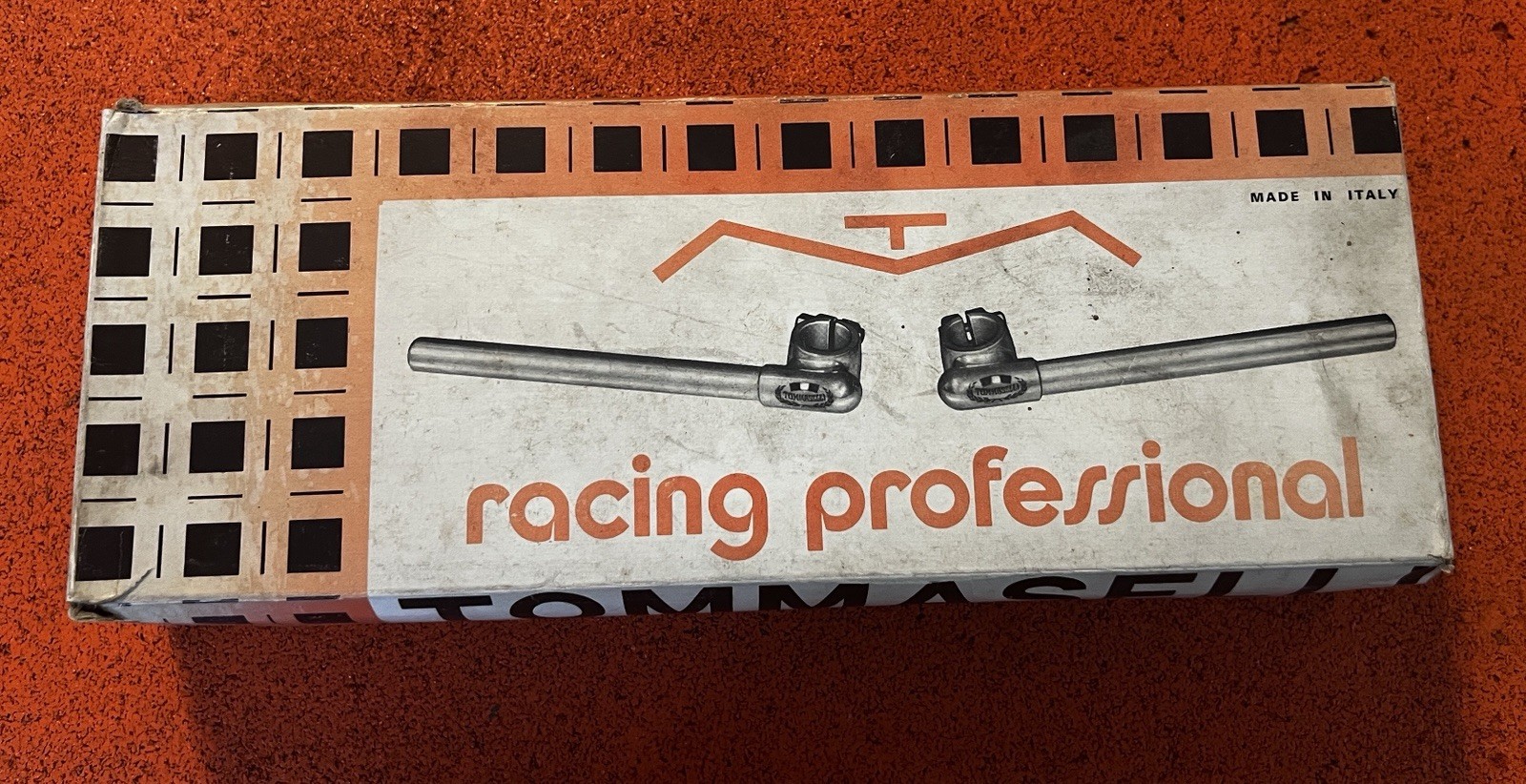 NOS/NIB Tommaselli Racing Professional Clip-On Handlebars 35mm. Italy. RARE