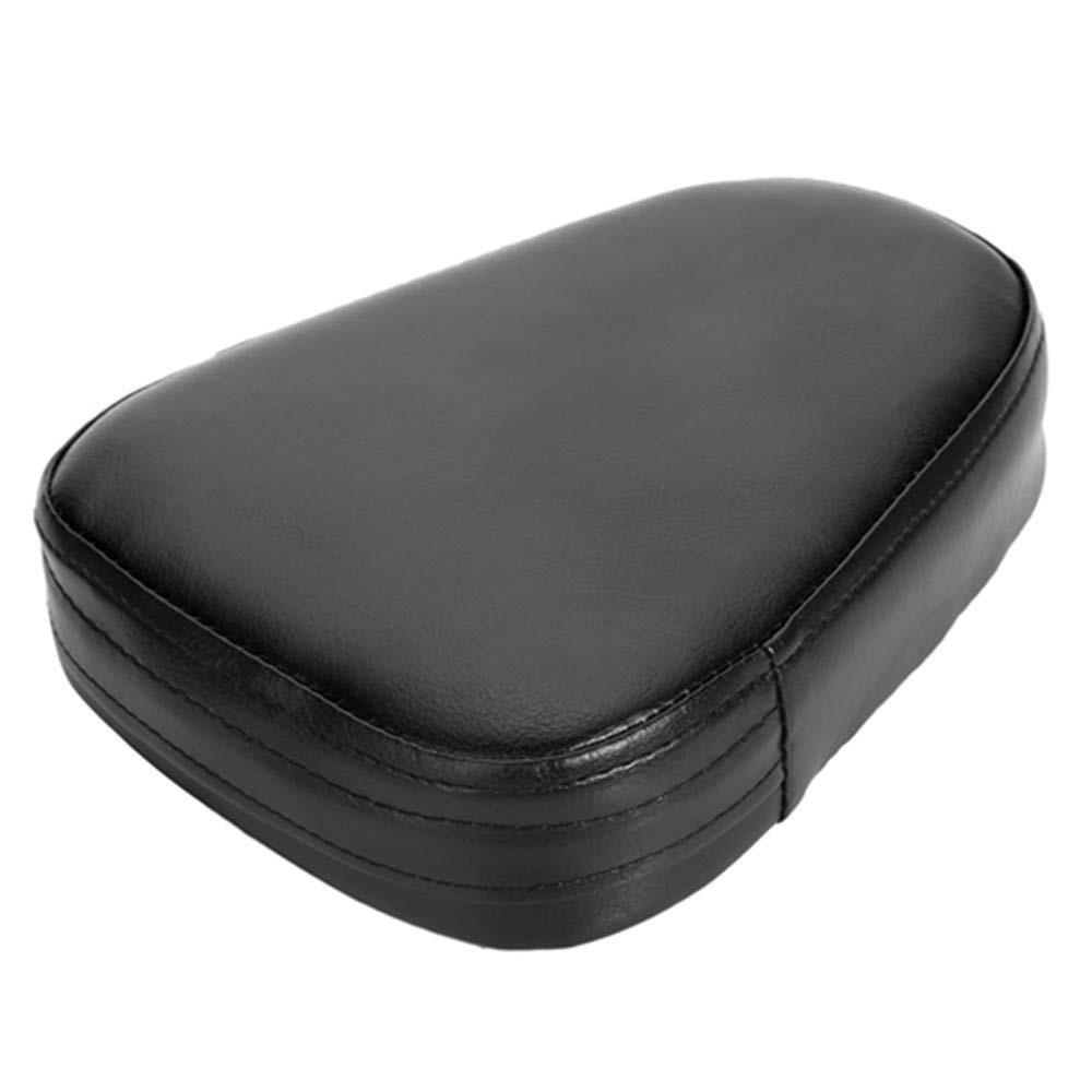 Universal Motorcycle Synthetic Leather Rear Sissy Bar Backrest Cushion Pad B…