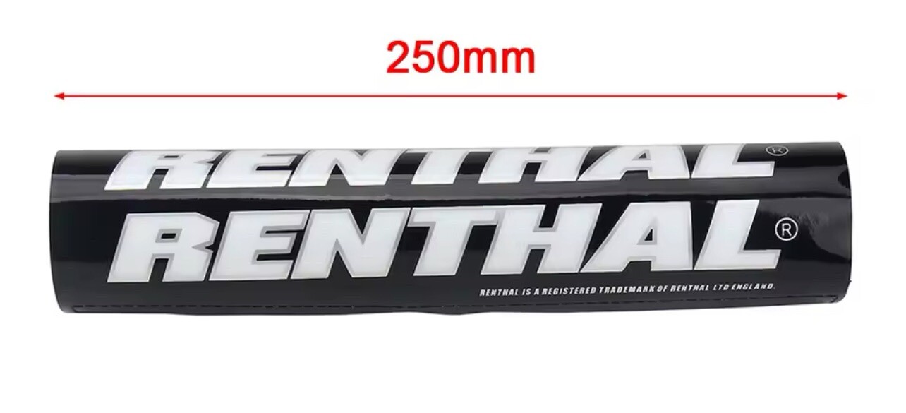 RENTHAL BLACK BAR PAD 9.8in/25cm Length, For 7/8in Handlebar USA SHIPPING