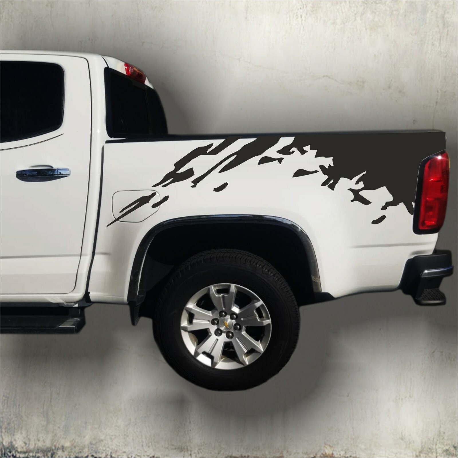 TRUCK STICKERS STRIPE Wrap bubbles cut design colors others (SET)