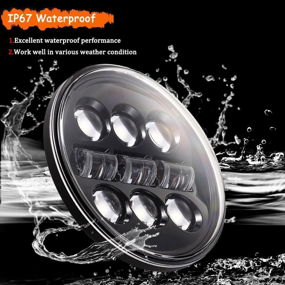 5.75″ 5 3/4 INCH LED HEADLIGHT HIGH LOW BEAM PROJECTOR FOR DYNA SPORTSTER MOTOR