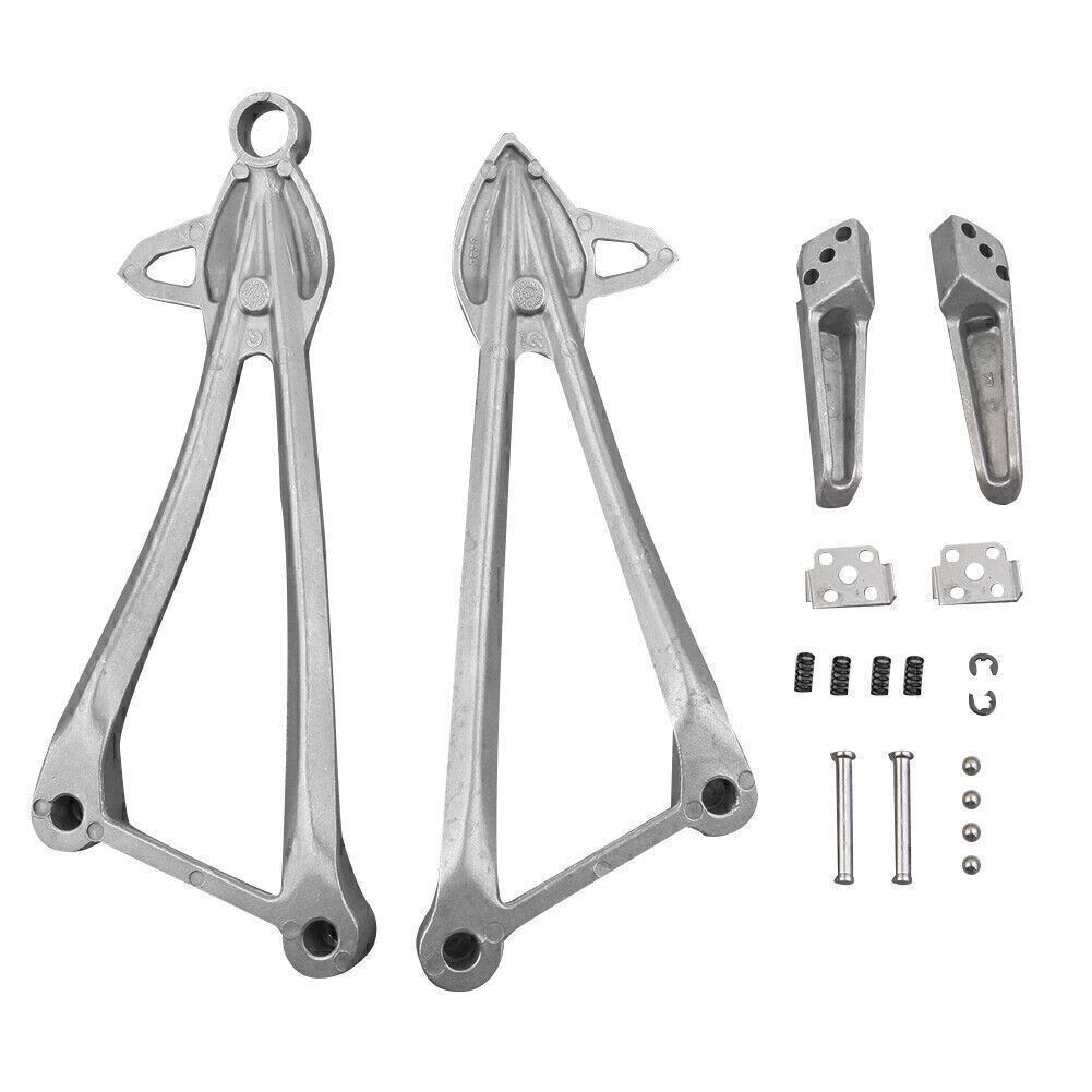 Fit Kawasaki Ninja ZX10R 2008-2010 Passenger CNC Aluminum Rear Footpeg Footrest