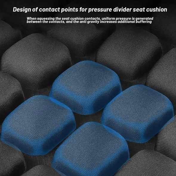 Motorcycle Gel Seat Cushion Comfort Pillow Cover Pressure Relief Universal Pad