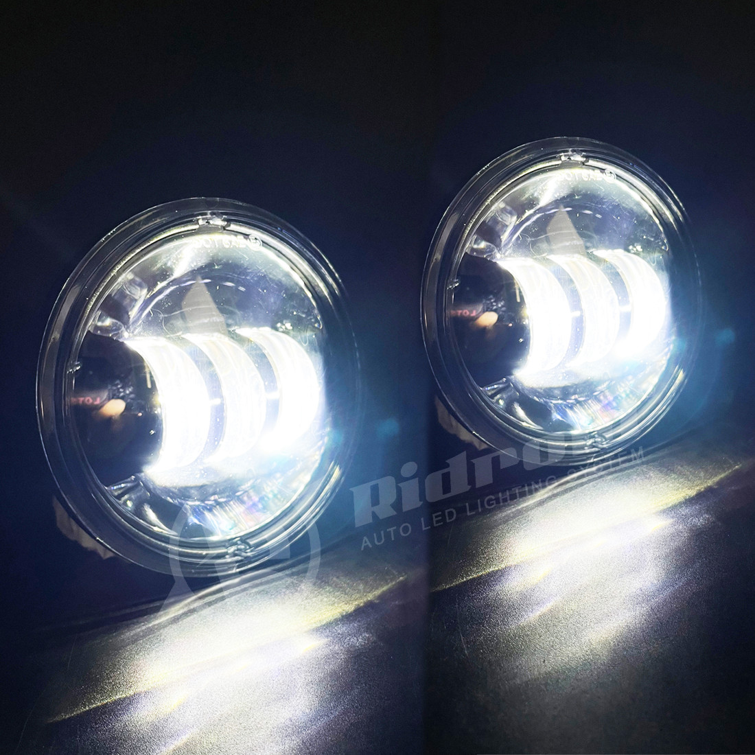 7″ LED Headlight Halo+4.5″ Passing Lights For Harley Electra Glide Ultra Classic