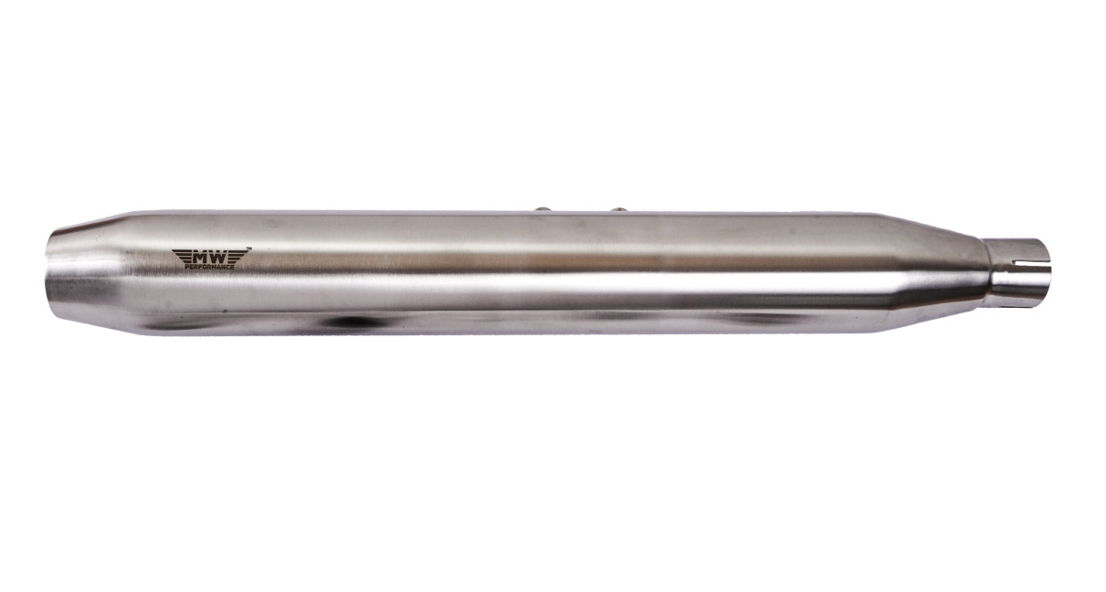 MOTOWING PERFORMANCE SHORT BARREL EXHAUST SILVER FOR RE BULLET & CLASSIC 350/500