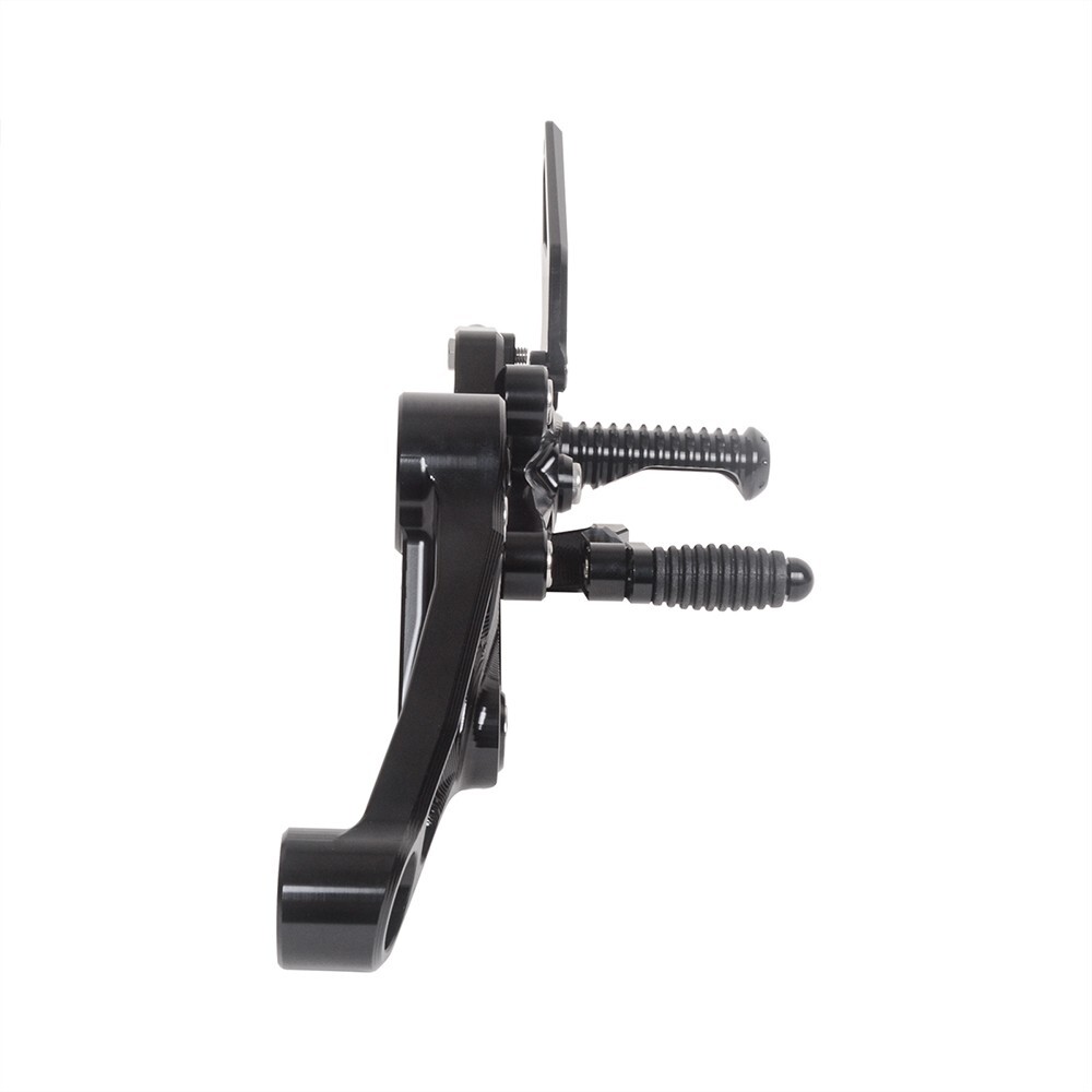 For APPILIA RS660 Tuono 660 Billet Adjustable Rearset Modify Control Black