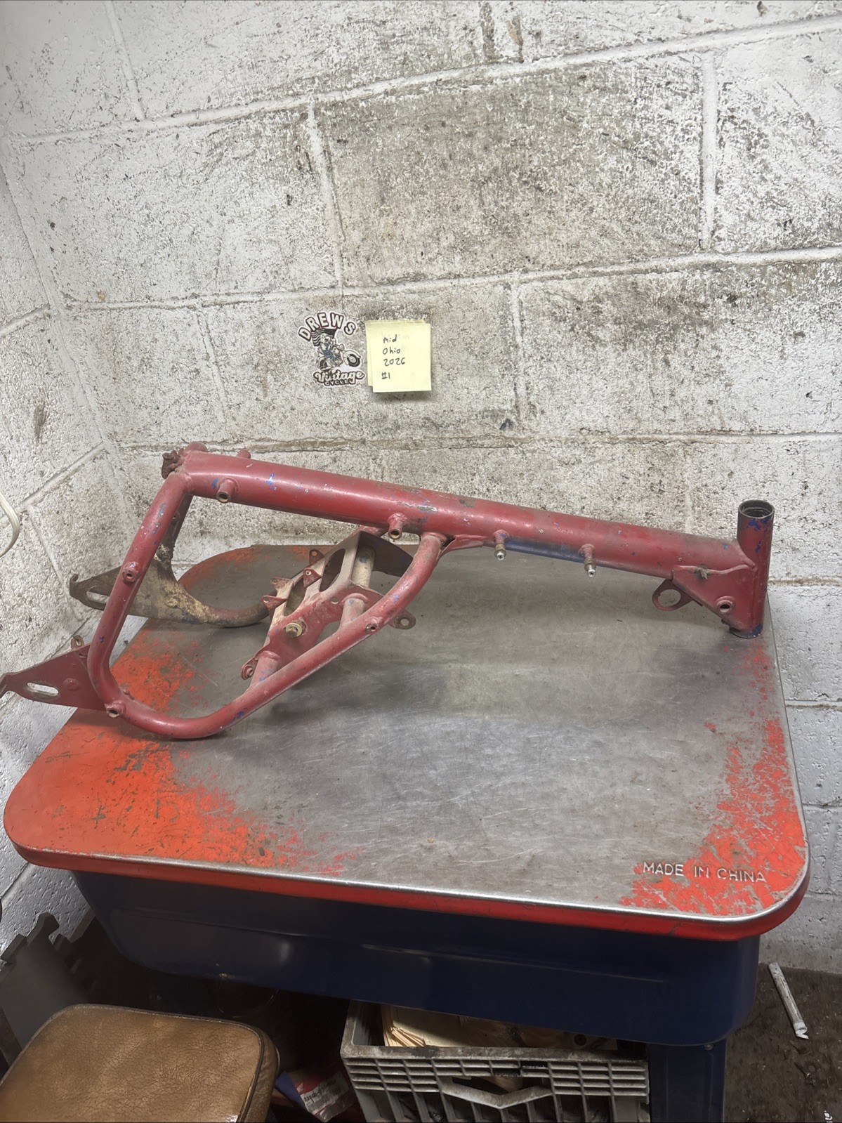 Honda Z50a Z50 Hardtail Frame For Parts Or Repair Original Oem