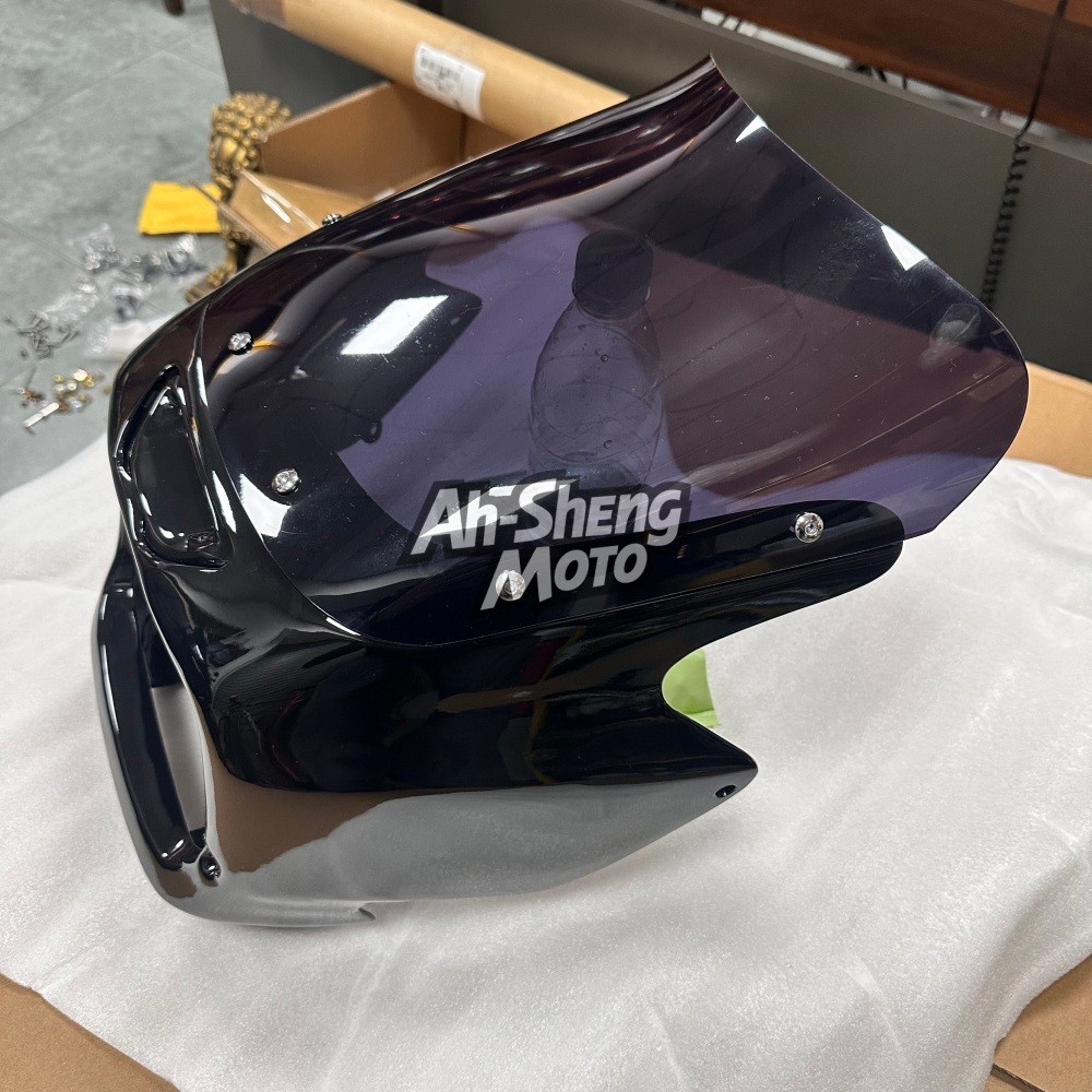 Front Upper Nose Headlight Fairing Cover Windshield For KAWASAKI ZRX1100 ZRX1200