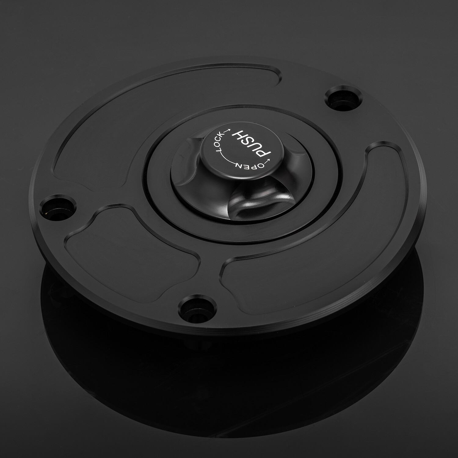 New CNC Motorcycle Keyless Fuel Gas Tank Cap Cover For Kawasaki ZX10R ZX14 06-13