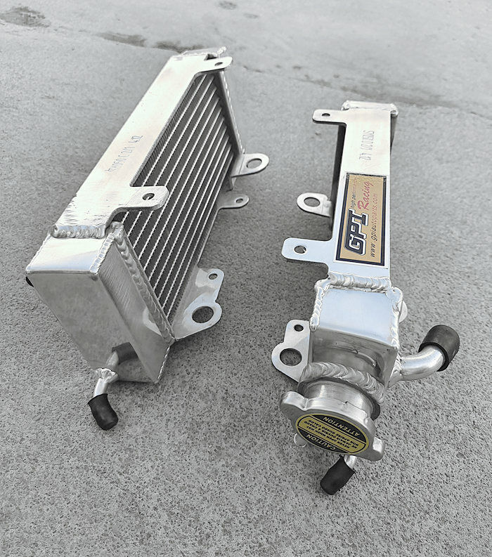 Aluminum Radiator Fit 1990 1991 Yamaha YZ250 / 1991 Yamaha WR250
