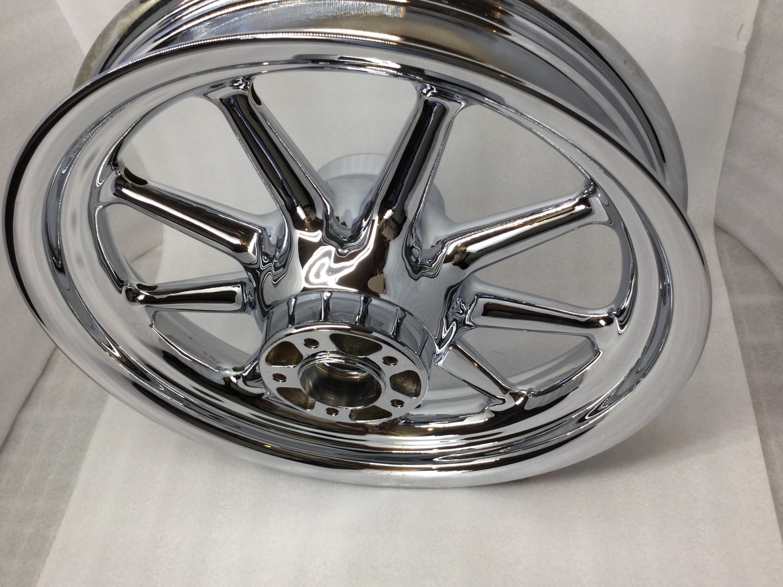 Harley Touring Wheels 2000-08 1″ AXLE MAG Road Glide Chrome OEM rims EXCHANGE