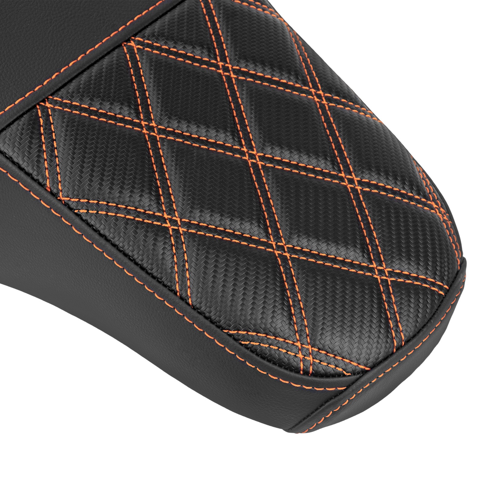 Driver Passenger Seat Orange Stitching For Harley Fat Boy 18-2025 Breakout 23-25