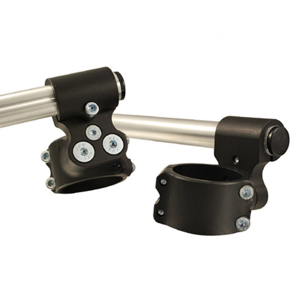 WOODCRAFT RACING 41mm CLIP-ON CLIPON HANDLEBAR KIT WITH 1.5″ INCH RISE
