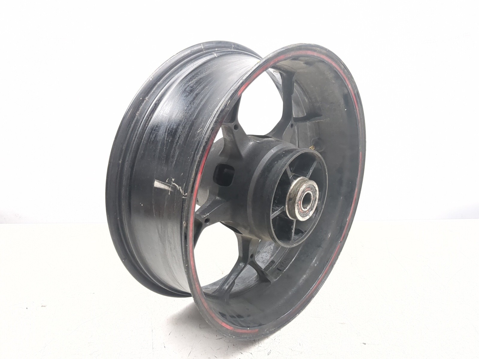 12-21 Kawasaki Ninja ZX14 Rear Wheel Rim 17X6.00 STRAIGHT 41073-0574-18F