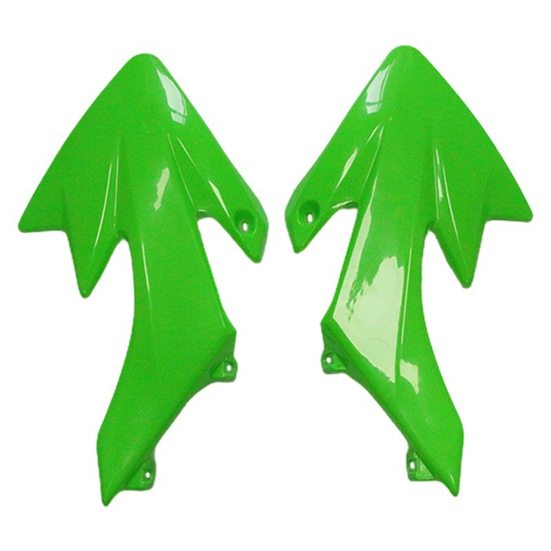 Green Left+Right Front Body Panel Sided Radiator Shroud Fairing For Honda Apollo