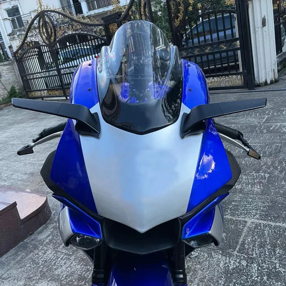 Side Mirrors Fit For Yamaha YZF R1 R1M 2020-Rearview Wind Wing Mirror Adjustable