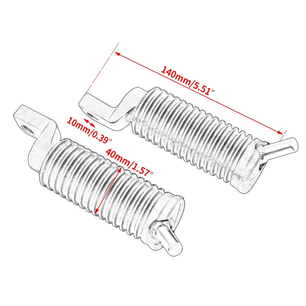 10mm Front Control Footpegs For Harley Sportster 883 Super Low XL883L 2011-2020