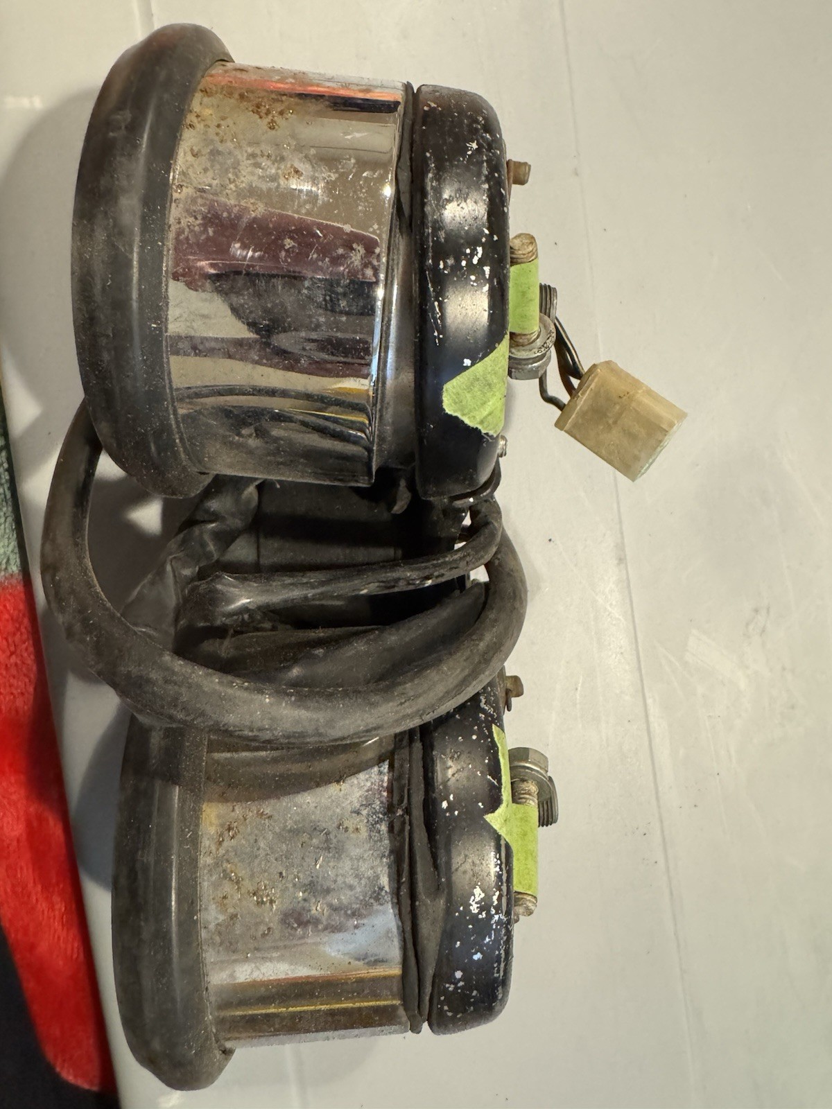 Yamaha 1974 1975 1976 DT250 DT360 DT400 Gauge Assembly With Key Switch