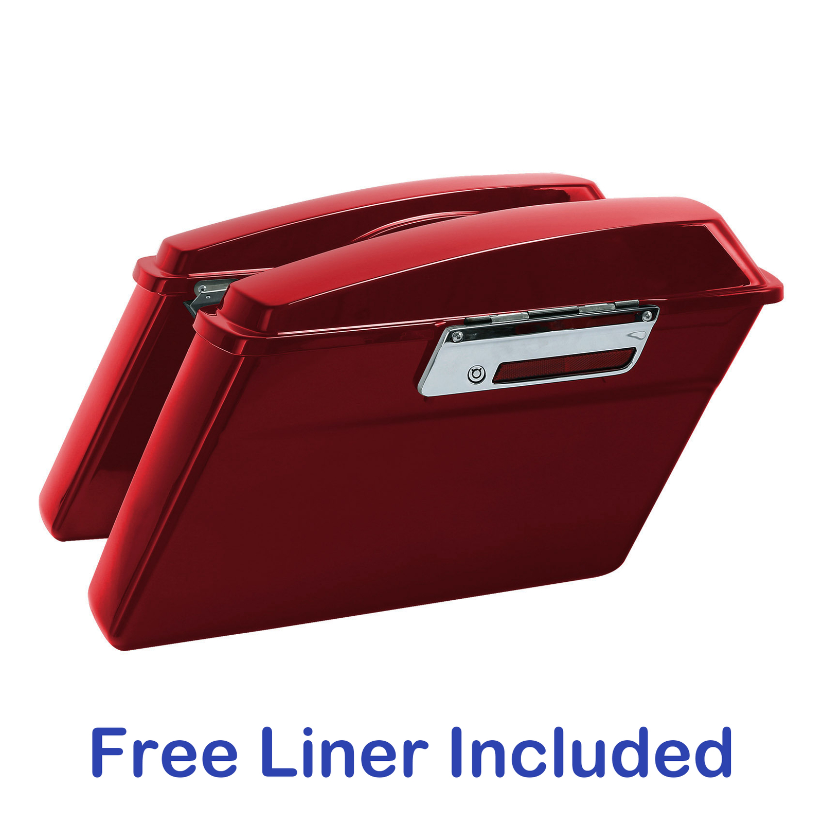 Hard Saddlebags Red Fit For Harley Touring Electra Road Glide 94-13