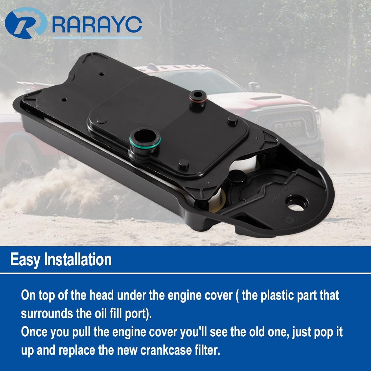 Durable Ram 2500 3500 6.7L Diesel Breather Filter Fuel Water Separator