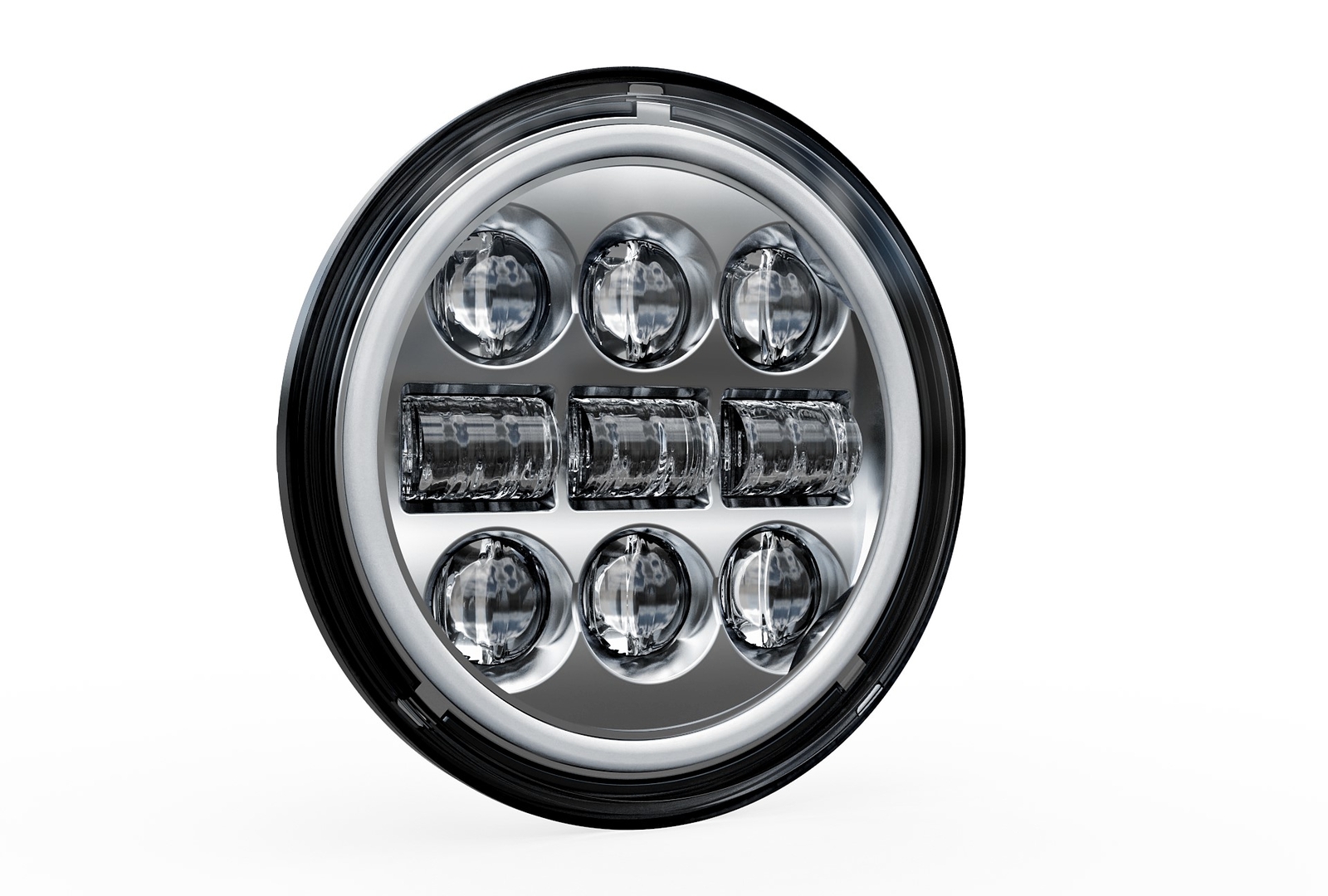 5-3/4″ 5.75INCH LED HEADLIGHT DRL PROJECTOR FOR SPORTSTER XL 883 XL 1200 DYNA