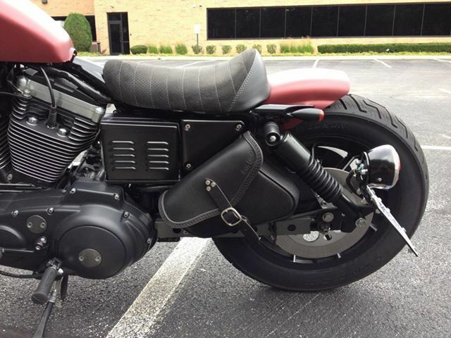 SADDLE BAG LEFT&RIGTH SIDE FOR HARLEY DAVIDSON SPORTSTER 883, 48, MADE IN ITALY