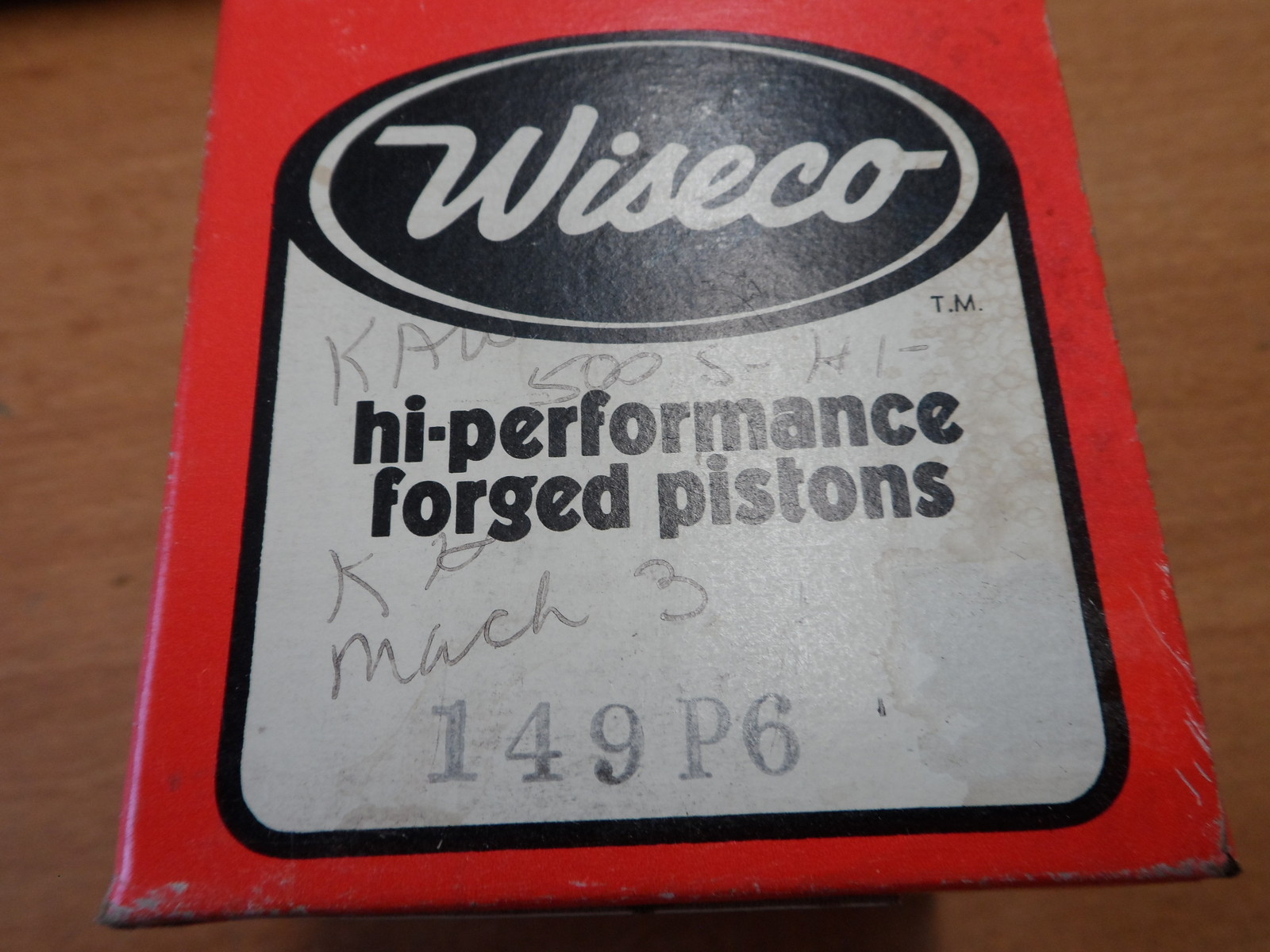 NOS Wiseco Piston O/S 0.60 1969-76 Kawasaki 500S-H1 KH Mach III Part # 149P6