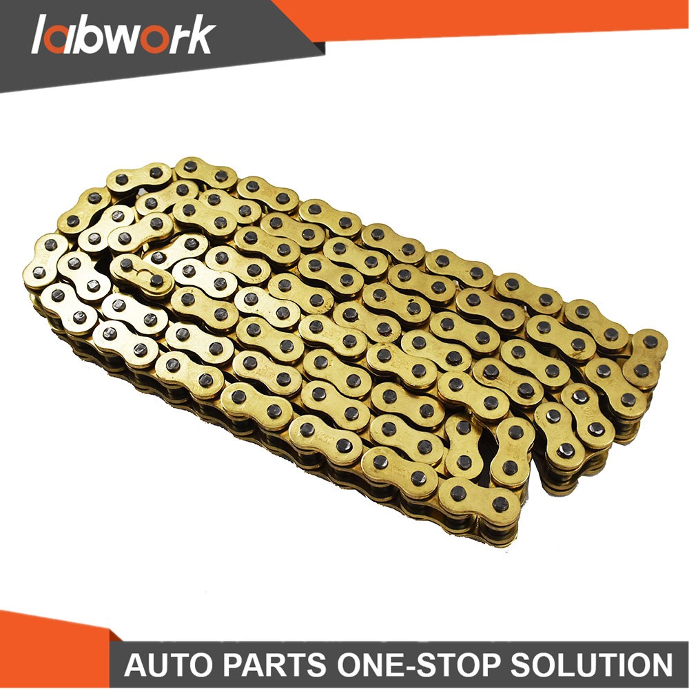 Labwork Drive Chain Gold Color-O-Ring 525-120 ATV Motorcycle 525 Pitch 120 Links