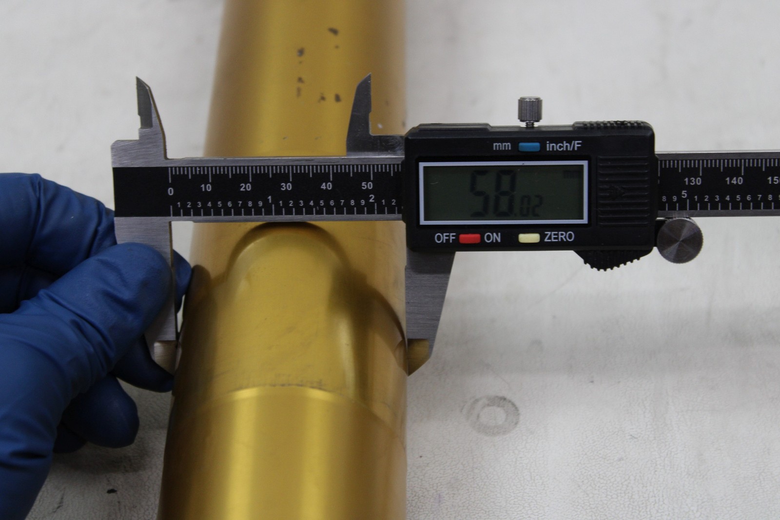 Ducati Supersport 939S 939 S Ohlins Right Side Front Fork Suspension BENT