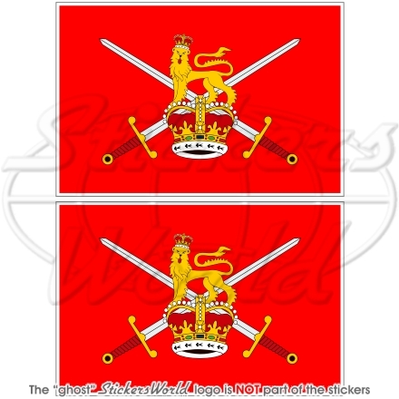BRITISH ARMY Flag UK United Kingdom 75mm (3″) Vinyl Stickers, Decals x2