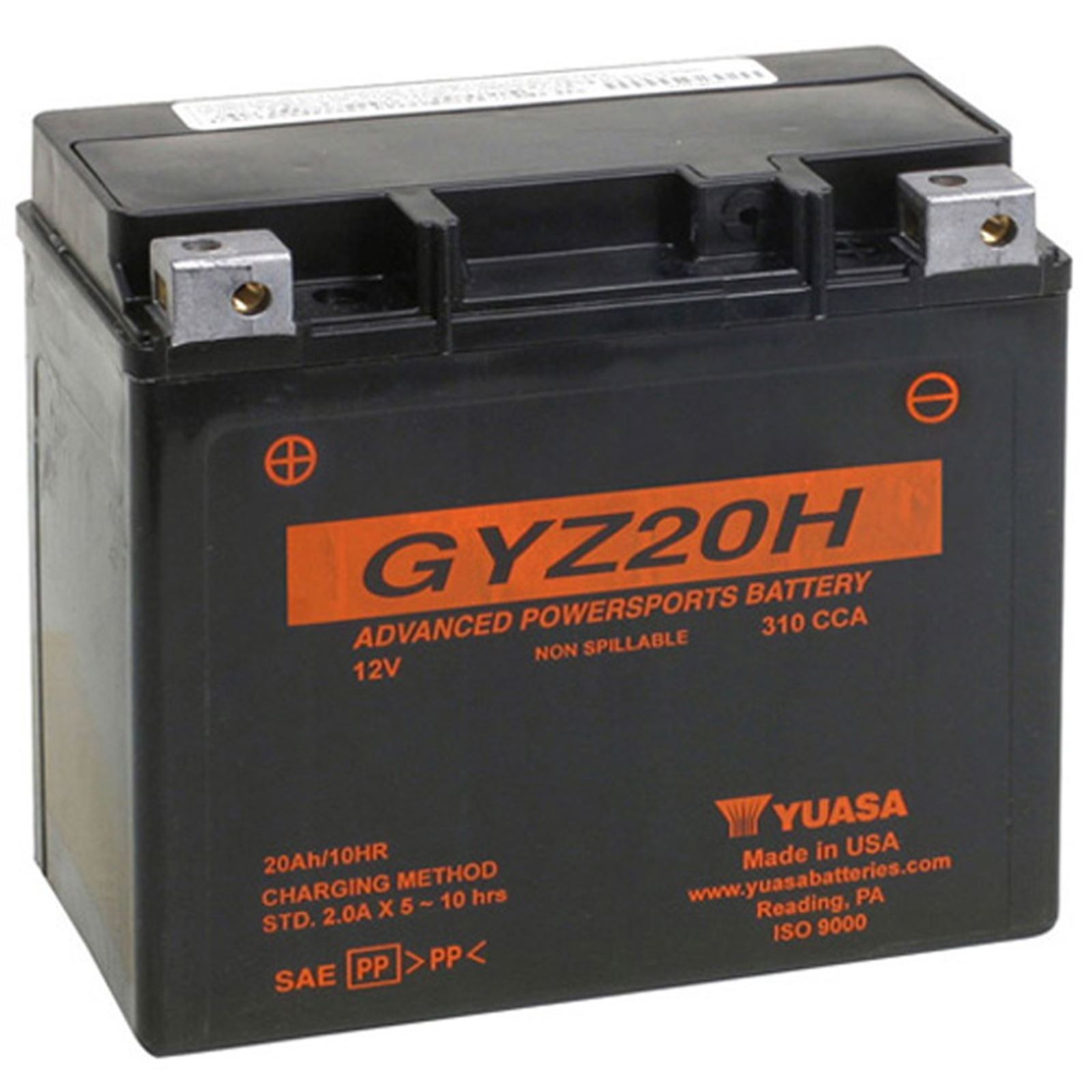 Yuasa Battery GYZ20H Sealed Factory Activated YUAM72RGH
