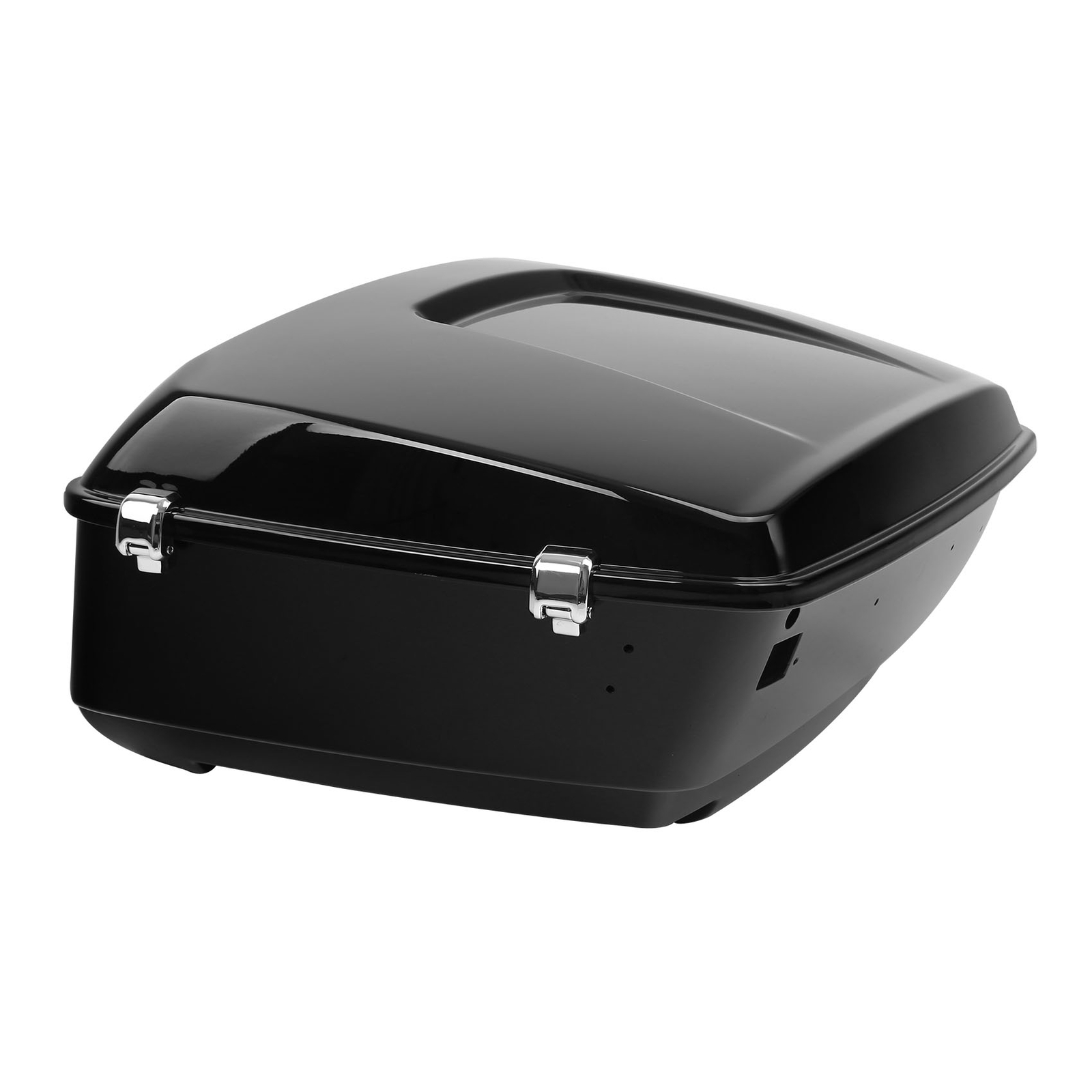 Vivid Black 13.7″ King Pack Trunk Fit For Harley Tour Pak Davidson Touring 14-24