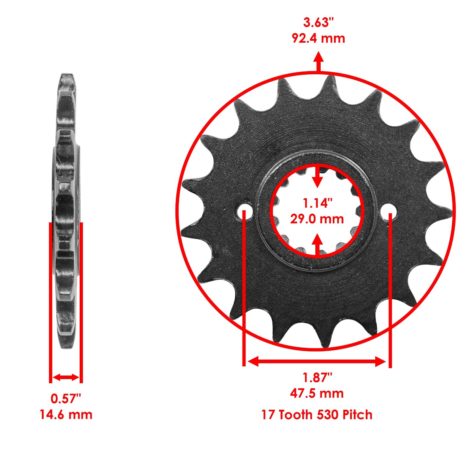 Red Drive Chain And Sprocket Kit for Honda VFR800Fi Interceptor 800 1998-2001