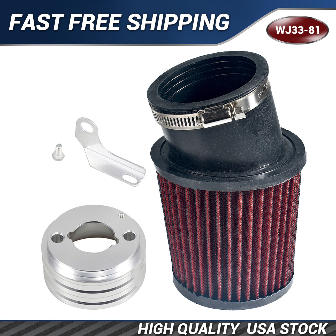 Air Filter & Adapter Kit Fit68120 69730 60363 212cc & 6.5HP