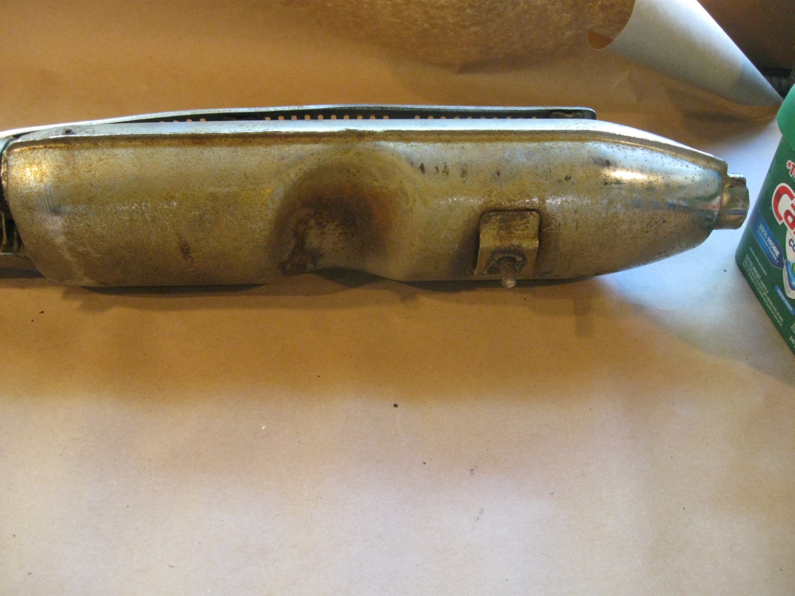 1968 Honda CL175 Exhaust with FULL, one-piece heat shield
