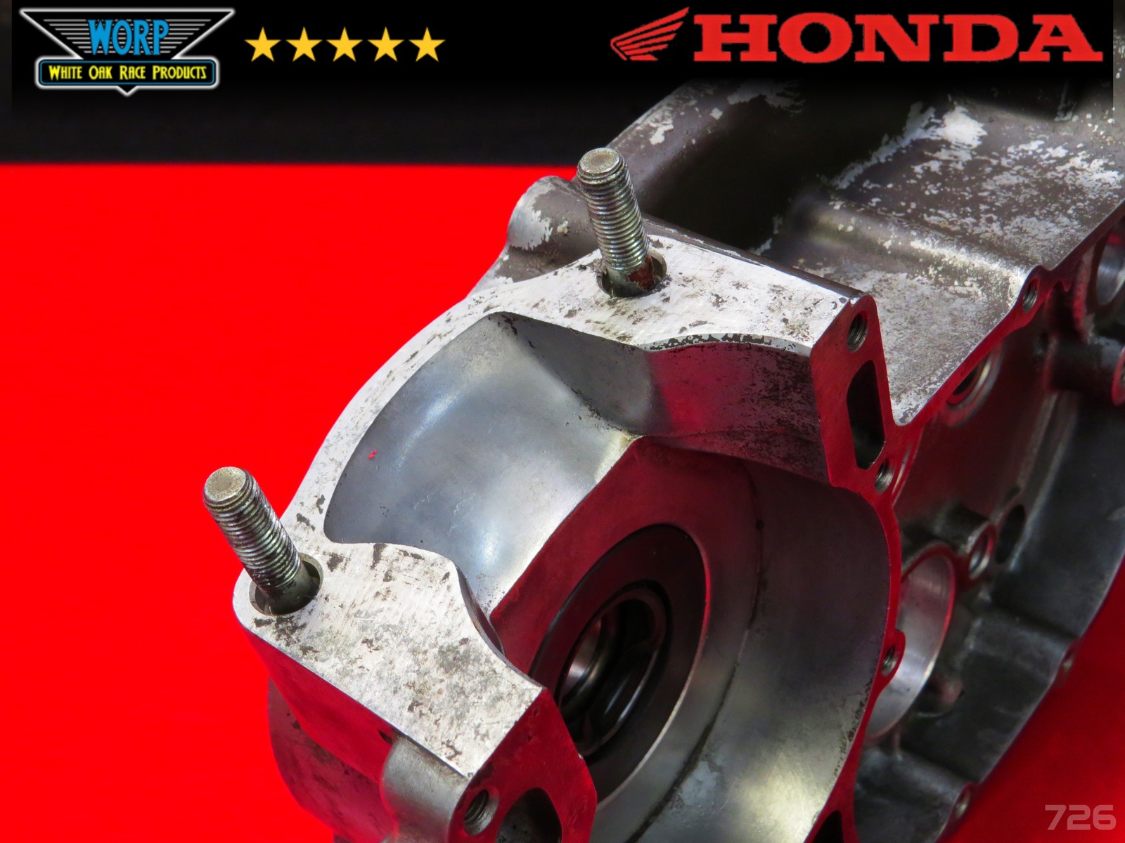 1974 HONDA MT125 ELSINORE MATCHED CRANKCASE CRANK CASE SET LEFT RIGHT OEM