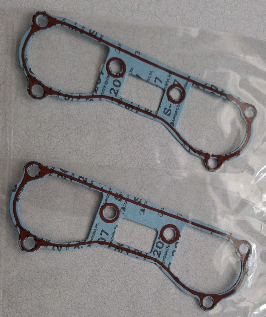 (Qty-2) Rocker Cover To Cylinder Head Gaskets Rpl 16779-84A Harley Evo/Sportster