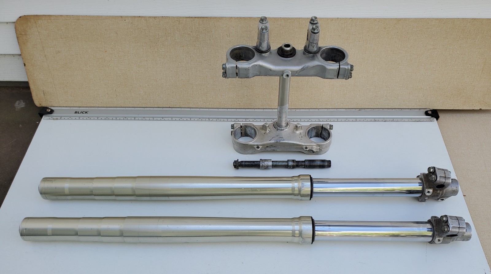 HONDA 43mm FORKS FLAT TRACK SHORT TRACK CR250R CR500 CR250