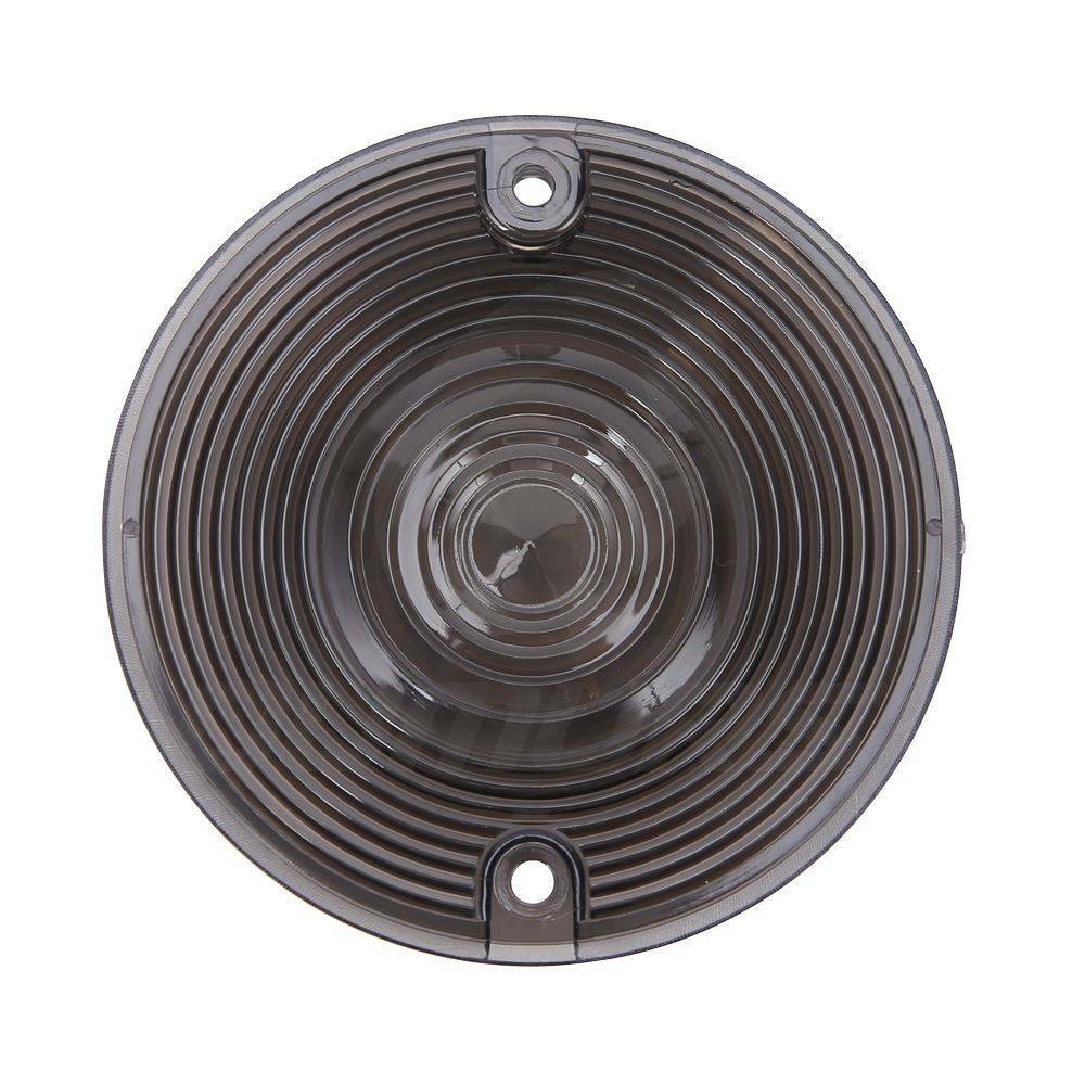2Pcs Smoked Lens Turn Signal Light Flat Lens Covers For Harley Road King Glide
