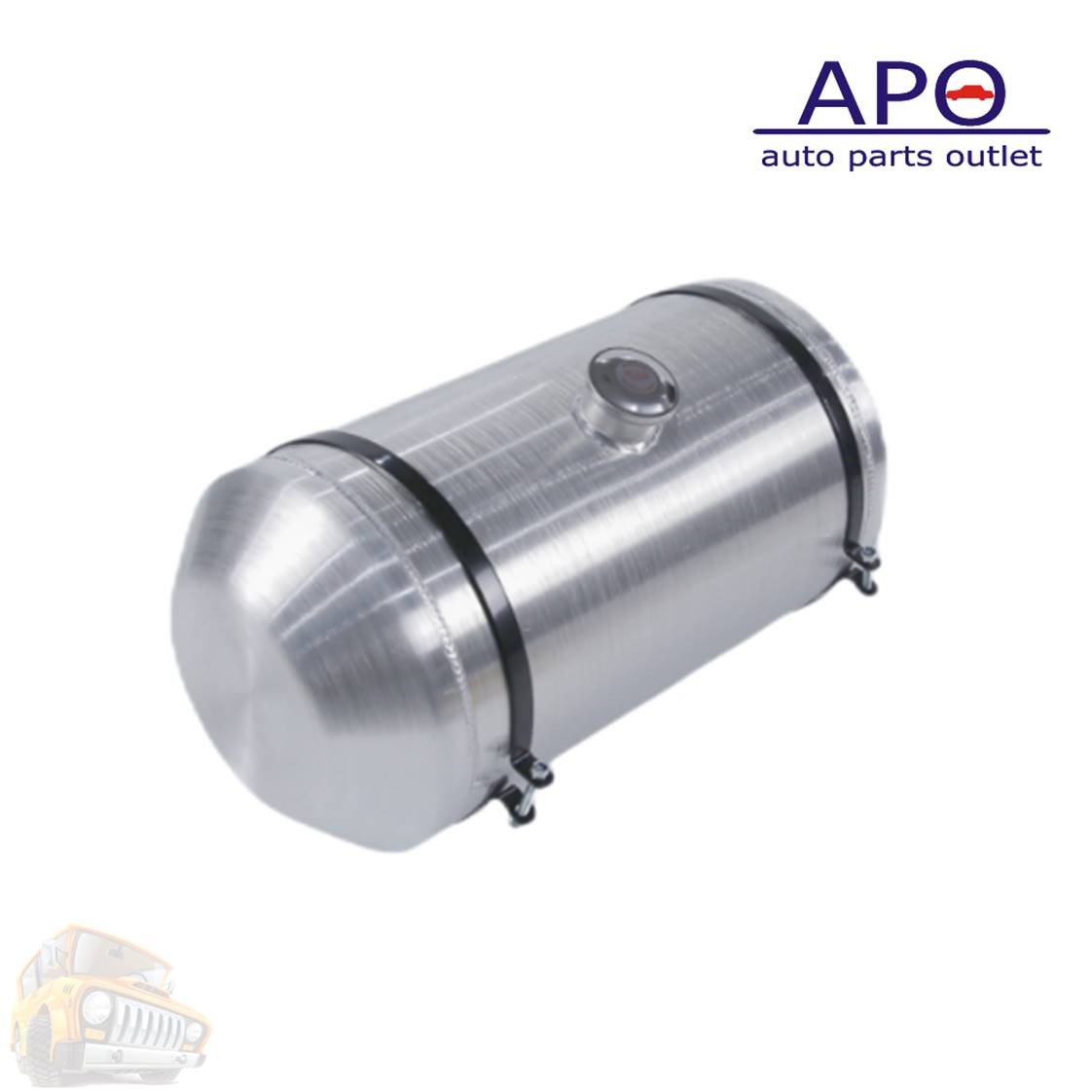 12”x24” 11 5/8 Gallon 3/8” NPT Center Fill Aluminum Spun Fuel Tank Gas Tank