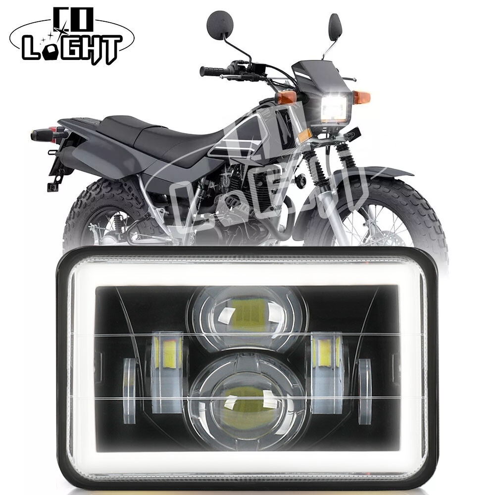4×6″inch Square Motorcycle LED Headlight For Yamaha BW200 350 50 XT225 350 WR250